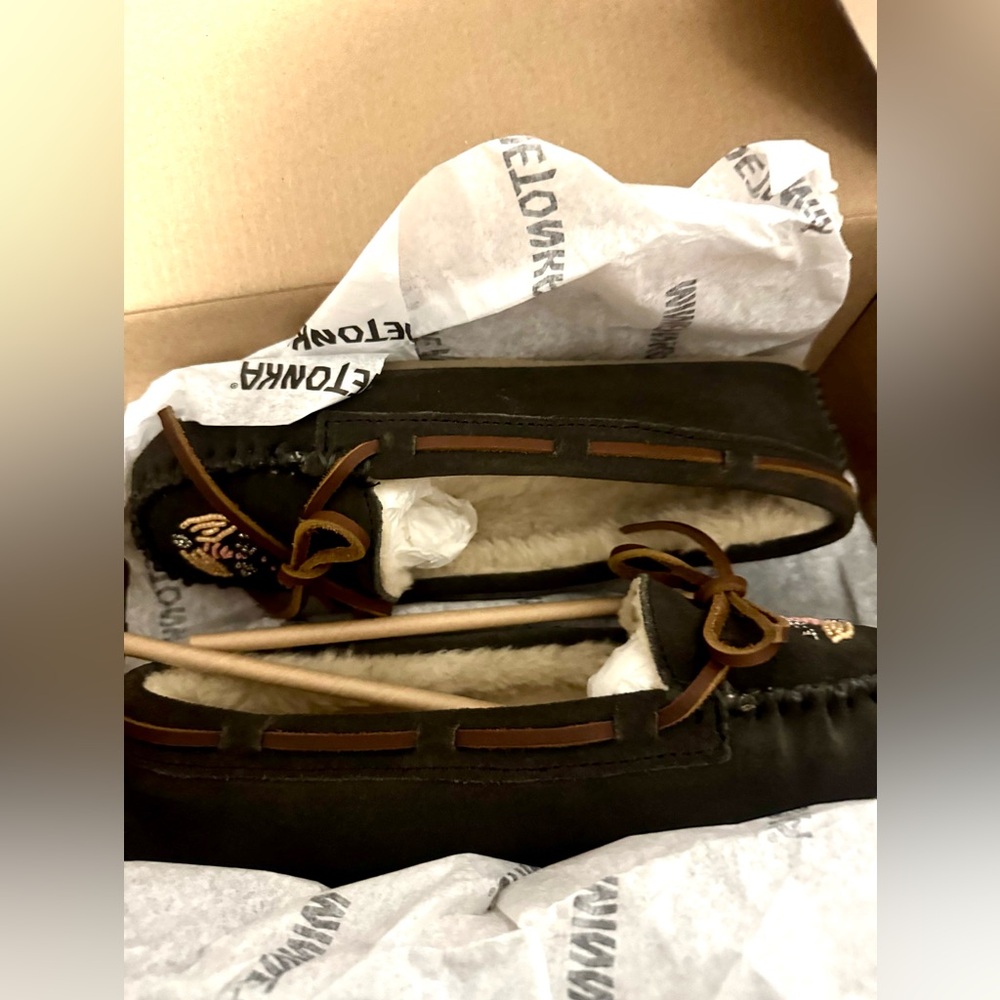 FREE PEOPLE Minnetonka for FP Ayashe Moccasins FLATS - Picture 7 of 8